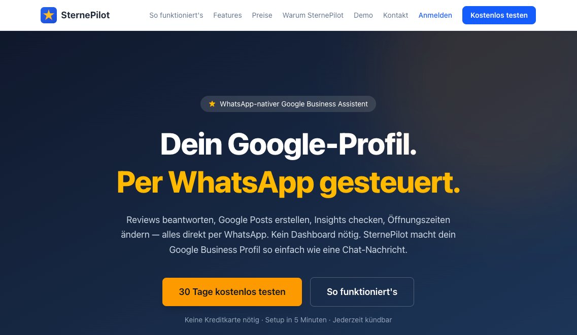 Vorschau von SternePilot.de